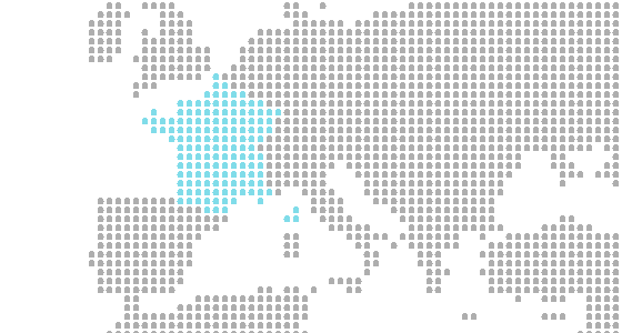 Mapa de Francia, principal pais hablante de Francés